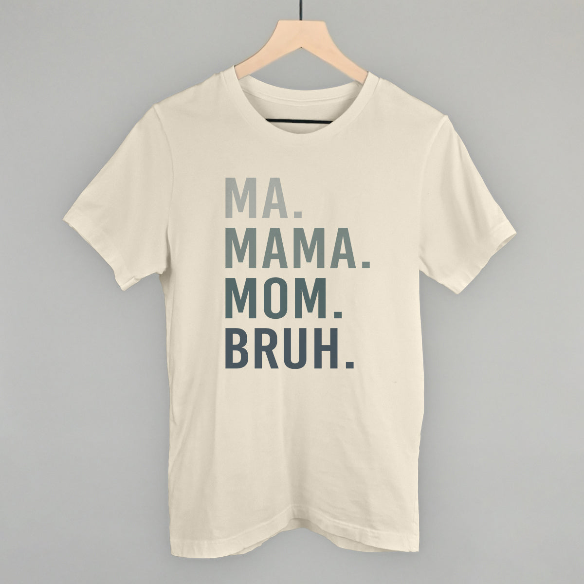 Ma Mama Mom Bruh Blue Gradient Text